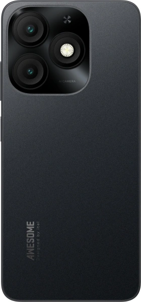 Смартфон Itel A667LP A50 64Gb 3Gb черный моноблок 3G 4G 2Sim 6.56" 720x1612 Android 14 8Mpix 802.11 b/g/n GPS GSM900/1800 GSM1900 TouchSc A-GPS microSD max512Gb