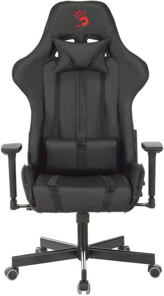 Кресло игровое A4Tech Bloody GC-600 черный эко.кожа крестов. металл