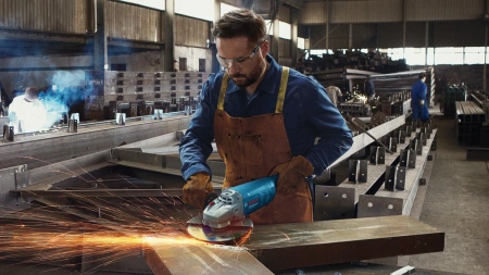 Углошлифовальная машина Bosch GWS 2200-230 RSP 2200Вт 6500об/мин рез.шпин.:M14 d=230мм (06018C1320)