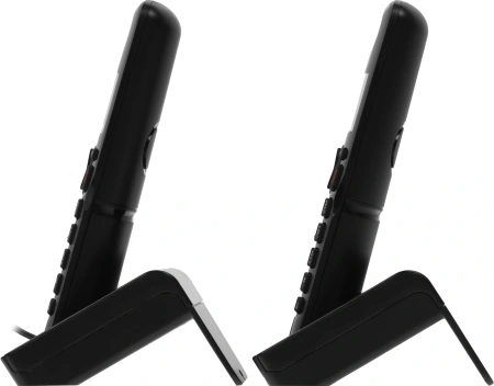 Р/Телефон Dect Alcatel S230 DUO RU черный (труб. в компл.:2шт) АОН