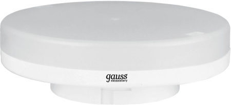 Лампа светодиодная Gauss Elementary GX53 11Вт цок.:GX53 таблетка 220B 3000K св.свеч.бел.теп. Tablet (упак.:1шт) (83811)
