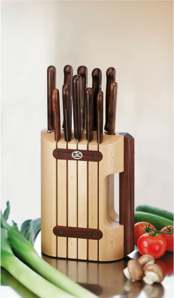 Набор ножей кухон. Victorinox Wood (5.1150.11) компл.:11шт с подставкой дерево подар.коробка