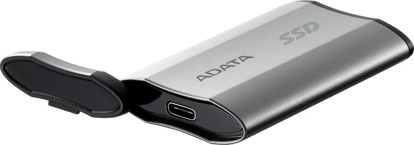 Накопитель SSD A-Data USB-C 1TB SD810-1000G-CSG SD810 1.8" серый