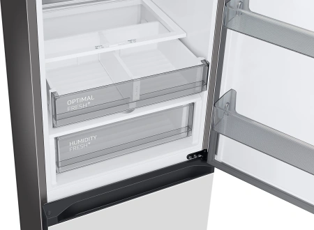 Холодильник Samsung RB34C7B5E12/EF 2-хкамерн. белый стекло