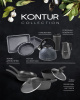 Форма для выпечки Polaris Kontur 2323S квадр. 23x23см сталь черный (015444)