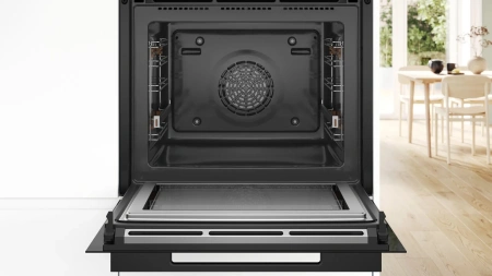 Духовой шкаф Электрический Bosch HMG976RB1S черный