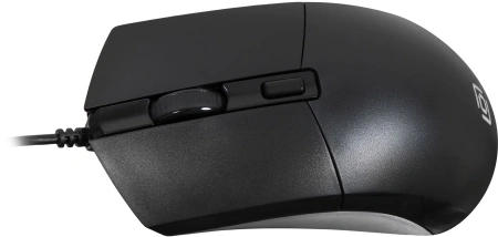 Мышь Оклик 207M черный оптическая (2400dpi) USB (4but)