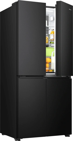 Холодильник Hisense RQ5P470SAF1 3-хкамерн. черный инвертер