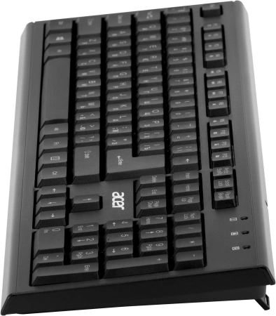 Клавиатура + мышь Acer OKR120 клав:черный мышь:черный USB беспроводная (ZL.KBDEE.007)