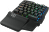 Игровой блок Оклик 701G IRON FIST черный USB for gamer LED (подставка для запястий) (1196590)
