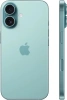 Смартфон Apple A3287 iPhone 16 256Gb бирюзовый моноблок 3G 4G 1Sim 6.1" 1179x2556 iOS 18 48Mpix 802.11 a/b/g/n/ac/ax/be NFC GPS Protect