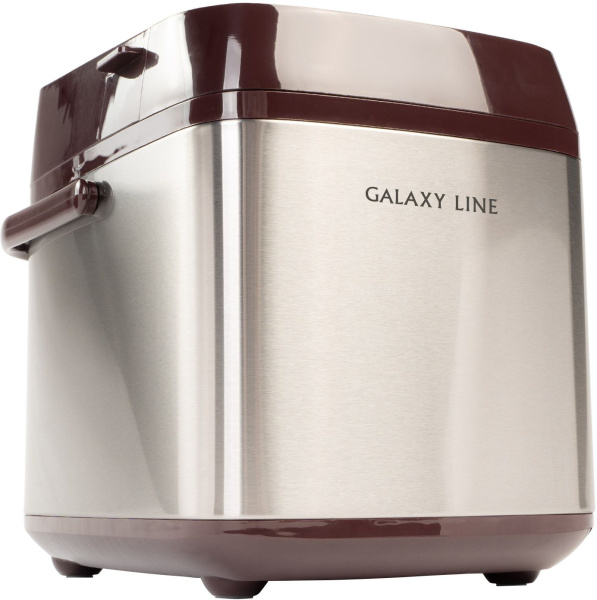 Хлебопечь Galaxy Line GL 2700 600Вт коричневый/серебристый