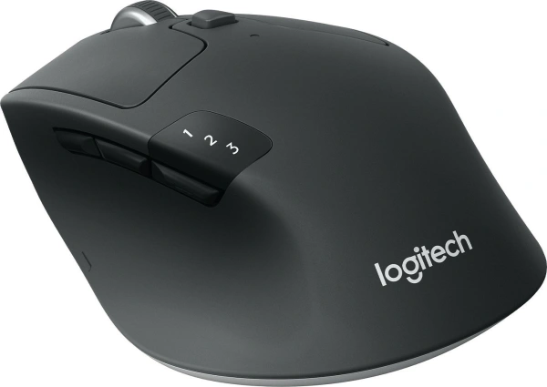 Мышь Logitech M720 Triathlon черный оптическая (1000dpi) беспроводная BT/Radio USB
