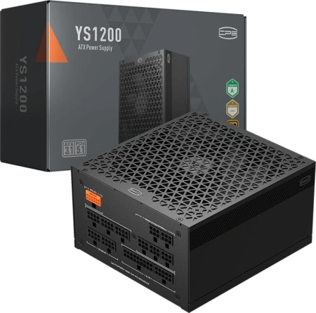 Блок питания PcCooler ATX 1200W P5-YS1200 -G1F Gen.5 80+ gold (20+4pin) APFC 135mm fan 12xSATA Cab Manag RTL