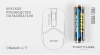 Мышь A4Tech Fstyler FB12 белый оптическая (1200dpi) беспроводная BT/Radio USB (3but)