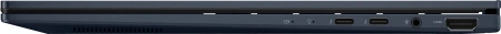 Ноутбук Asus Zenbook 14 OLED UX3405MA-QD1016 Core Ultra 9 185H 32Gb SSD512Gb Intel Arc 14" OLED FHD+ (1920x1200) noOS blue WiFi BT Cam Bag (90NB11R1-M01UB0)