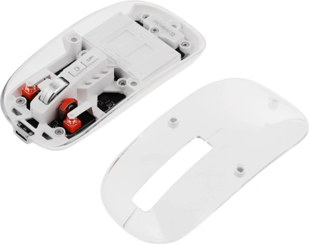 Мышь Defender Ixes MM-999 прозрачный оптическая 2400dpi silent беспров. BT/Radio USB 4but (52999)
