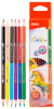 Карандаши цв. Deli EC00500 ColoRun двухцвет. липа 12цв. коробка/европод. (6шт)