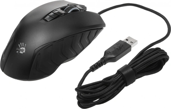 Мышь A4Tech Bloody J95s черный оптическая (8000dpi) USB (9but)