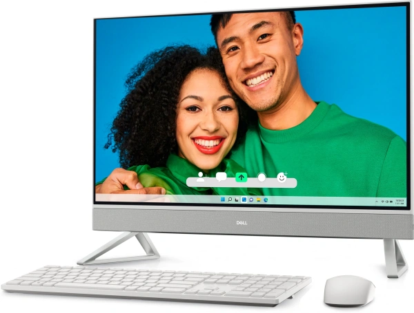 Моноблок Dell Inspiron 7730 27" Full HD Core 7 150U (1.8) 16Gb SSD1Tb MX570A 2Gb CR Windows 11 Professional GbitEth WiFi BT 130W клавиатура мышь Cam серебристый 1920x1080