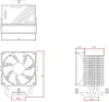 Устройство охлаждения(кулер) ID-Cooling Frozn A400 Soc-AM5/AM4/1151/1200/2066/1700 4-pin 25.8dB Al+C