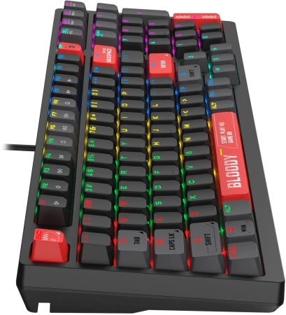 Клавиатура A4Tech Bloody S98 механическая черный/красный USB for gamer LED (S98 RED)