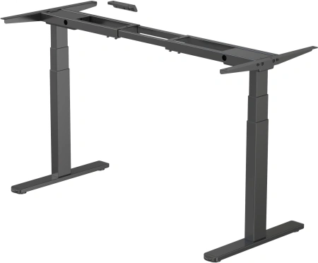 Подстолье Cactus CS-EDLF-BK черный каркас черный 120x71x60см