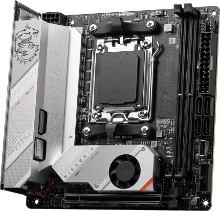 Материнская плата MSI MPG B650I EDGE WIFI SocketAM5 AMD B650 2xDDR5 mini-ITX AC`97 8ch(7.1) 2.5Gg RA