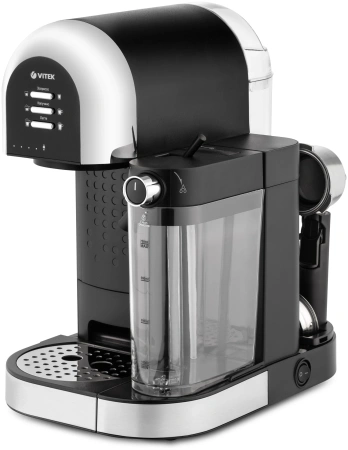 Кофеварка рожковая Vitek Metropolis VT-1525 1100Вт черный