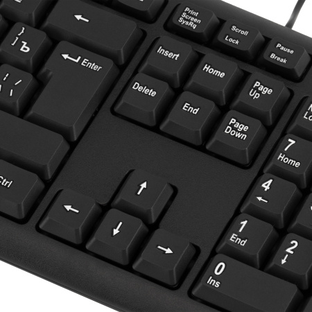 Клавиатура Оклик 180M черный USB (943626)