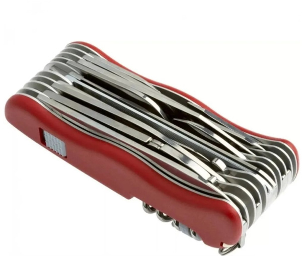 Нож перочинный Victorinox WORK CHAMP XL (0.8564.XL) 111мм 31функц. красный
