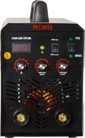 Сварочный аппарат Ресанта САИ-250 ПРОМ инвертор ММА/TIG 8.7кВт