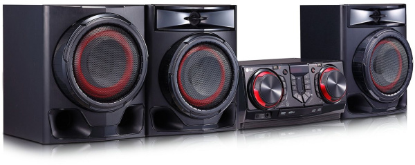 Минисистема LG XBOOM CJ45 черный 720Вт CD CDRW FM USB BT