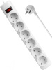 Сетевой фильтр Defender DFS 151 1.8м (6 розеток) белый (коробка)