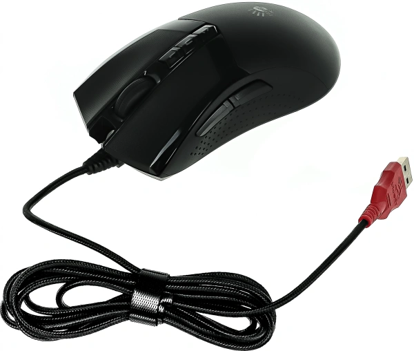 Мышь A4Tech Bloody W90 Pro черный оптическая (16000dpi) USB (10but)