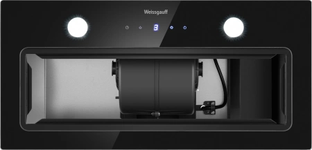 Вытяжка встраиваемая Weissgauff Dubhe 600 Touch черный управление: кнопочное (1 мотор)