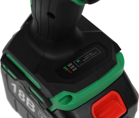 Дрель-шуруповерт Zitrek Green Impact 18V 1800Вт аккум. патрон:быстрозажимной (кейс в комплекте) (063
