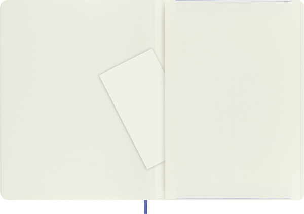 Блокнот Moleskine CLASSIC SOFT QP621B42 XLarge 190х250мм 192стр. линейка мягкая обложка голубая гортензия