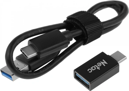 Накопитель SSD Netac USB-C 2000Gb NT01Z9-002T-32BK Z9 1.8" черный
