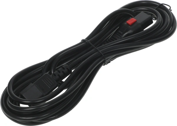 Шнур питания Lanmaster LAN-PP13L/14-5.0-BK C13-С14 проводник.:3x0.75мм2 5м 220В 10А черный