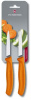 Набор ножей кухон. Victorinox Swiss Classic (6.7606.L119B) компл.:2шт оранжевый блистер