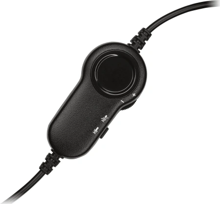 Наушники с микрофоном Logitech H151 черный 1.8м накладные (981-000590)