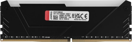 Память DDR4 8GB 3733MHz Kingston KF437C19BB2A/8 Fury Beast RGB RTL Gaming PC4-29900 CL19 DIMM 288-pi
