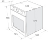 Духовой шкаф Газовый Maunfeld MGOG 673B черный