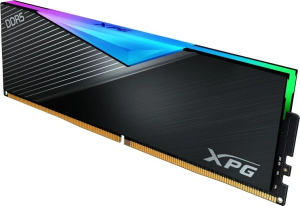 Память DDR5 2x16GB 6400MHz A-Data AX5U6400C3216G-DCLARBK XPG Lancer RGB RTL PC5-51200 CL32 DIMM 288-pin 1.4В kit dual rank с радиатором Ret