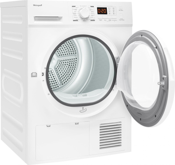 Сушильная машина Weissgauff WD 6148 D Heat Pump кл.энер.:A++ макс.загр.:8кг белый (429036)