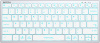 Клавиатура A4Tech Fstyler FX61 белый USB slim LED (FX61 WHITE)