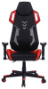 Кресло игровое Cactus CS-CHR-090BLR черный/красный эко.кожа/сетка крестов. нейлон