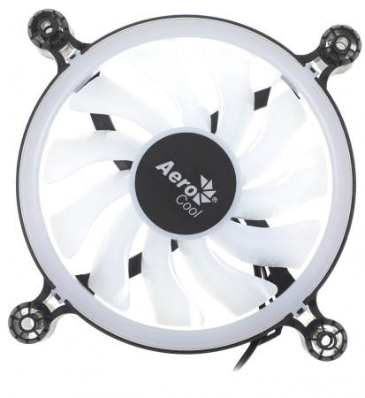 Вентилятор Aerocool Spectro 12 120x120mm 4-pin (Molex)20dB 140gr LED Ret
