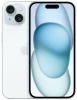 Смартфон Apple iPhone 15 A3090 128Gb голубой 3G 4G 1Sim 6.1" OLED 1179x2556 iOS 17 48Mpix 802.11 a/b